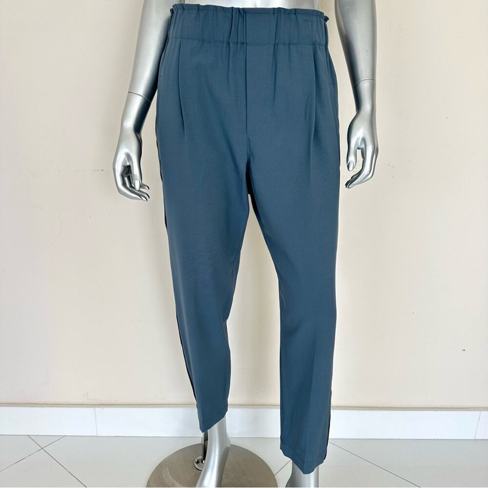 Brunello Cucinelli women navy wool pants size 6 US Retail 2250$